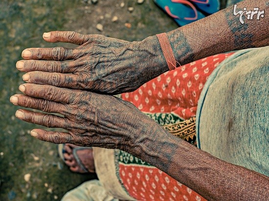 آخرین زنان خالکوبی شده قبیله تارو + عکس